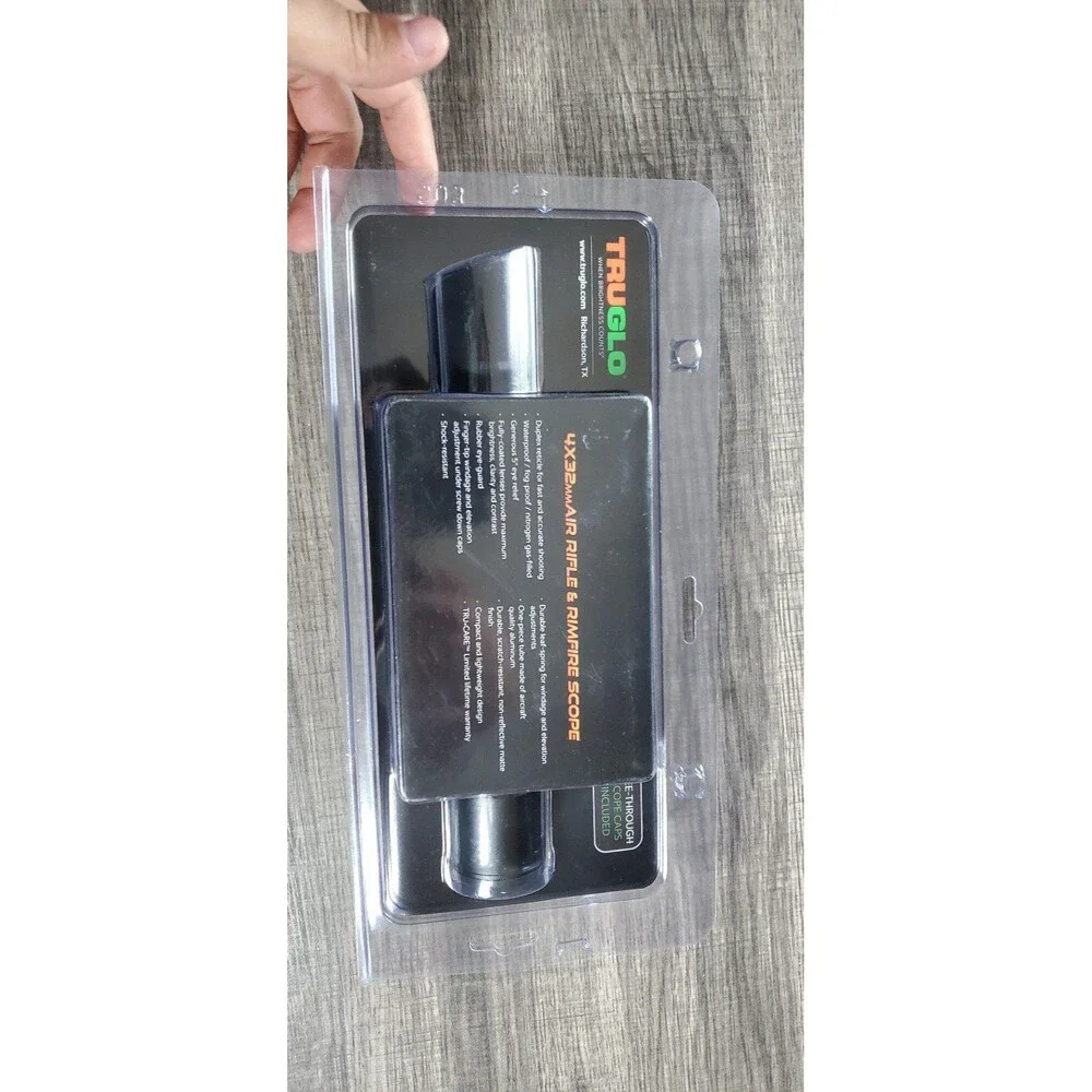 TRUGLO TG8504BR 4x32mm Compact Rimfire & Air Rifle Scope Series, Duplex Reticle